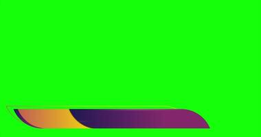 Lower third banner animation. Broadcast news lower third banner template design. headline title. video