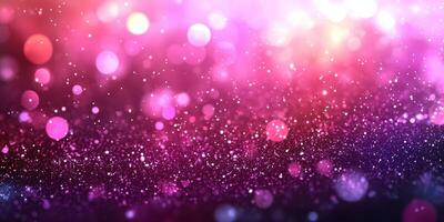 Colorful bokeh lights create a magical atmosphere in a vibrant background photo