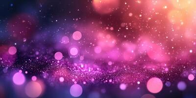 Colorful bokeh lights create a dreamy atmosphere in a shimmering background filled with vibrant hues photo