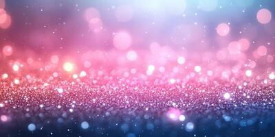 Colorful sparkling lights create a dreamy atmosphere in a vibrant setting during an evening event or celebration photo