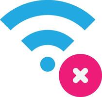 No Wifi Connection Network vector