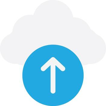 nube subir almacenamiento datos vector