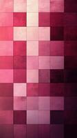 Vibrant gradient wall art featuring various shades of red and pink in a contemporary design photo