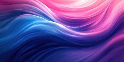 Colorful abstract waves create a dynamic and vibrant display of motion and energy in a fluid design photo