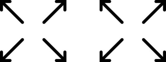 Fullscreen . enlarge, expand, full screen icon. full size button icon vector