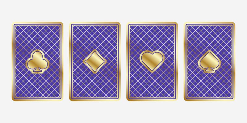 Elegant playing cards featuring detailed patterns, great for poker, baccarat, or casino designs. Perfect for card games or gambling themes.