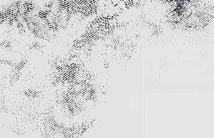 Abstract black and white grunge halftone texture with diagonal dotted pattern. Modern distressed design element. vector