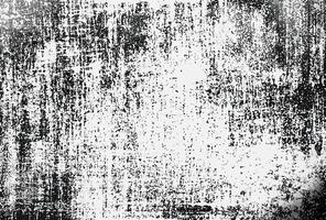 Abstract black and white grunge texture with a distressed, rough, and vintage look, ideal for backgrounds and overlays. vector