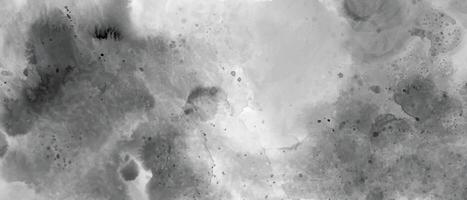 Grayscale watercolor ink texture with splashes and stains. Perfect for artistic backgrounds, overlays, and design projects. vector