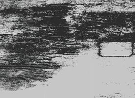 Abstract distressed wood grain texture with a rough grunge effect. High-contrast black and white overlay background. vector