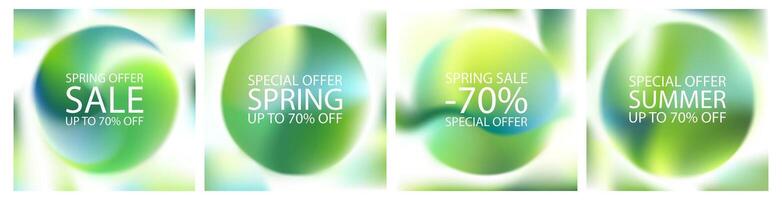 3d noise background. Organic gradient sun garden blurred image. Abstract pastel gradation color palette. Aurora sky light grain mesh. Aesthetic music event cover. Fluid spring poster design vector