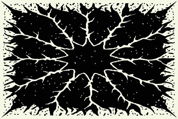 Black Abstract Grunge Background