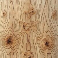 Wood Grain Texture with Natural Knots photo