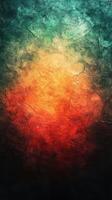 Colorful abstract texture with warm and cool tones blending in a unique design photo