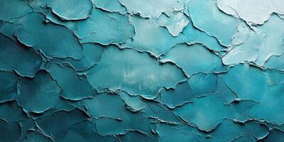 Unique turquoise textured surface with layered patterns showcasing artistic design and craftsmanship photo