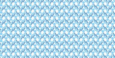 Abstract Geometric Pattern Blue and White Repetitive Design vector