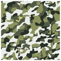 A vibrant camouflage pattern featuring various shades of dark green, and white, with fluid, organic shapes throughout, it could be used as a wallpaper, fabric design, curtains, uniform and dress vector