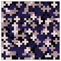 Abstract pixelated design a blend of dark blues, blacks, and soft pinks, creating a striking, textured visual effect. the colors and geometric shapes give the pattern a modern and stylish feel vector