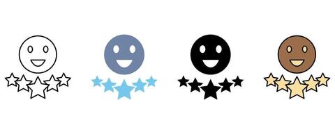 positive feedback concept line icon. Simple element illustration. positive feedback concept outline symbol design. vector
