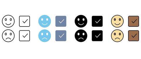 happy concept line icon. Simple element illustration. happy concept outline symbol design. vector