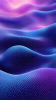 Colorful abstract waves of light and texture create a mesmerizing digital landscape in a captivating display of patterns photo