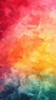 Vibrant abstract texture featuring a gradient of red, orange, yellow, green, and blue colors creating a lively backdrop photo