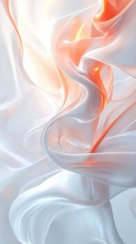 Soft flowing fabric with warm light creating an ethereal atmosphere in a gentle composition photo