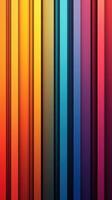 Vibrant vertical stripes of color create a stunning visual display in a modern art setting photo