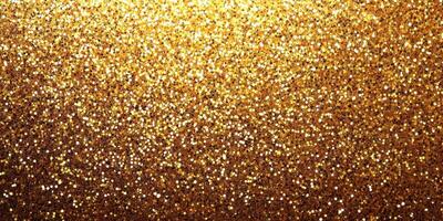 Sparkling gold glitter background with shimmering reflections for arts and crafts photo