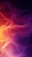 Colorful abstract fluid patterns creating a mesmerizing background with vibrant hues of orange and purple photo