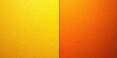 Bright yellow and orange textured wall panels create a warm and inviting atmosphere photo