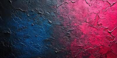 Colorful textured wall creates a striking visual contrast in an artistic space after sunset photo