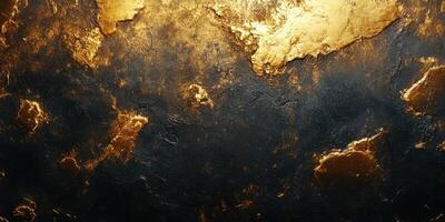 Golden textures and dark backgrounds create a stunning visual contrast in modern art design photo