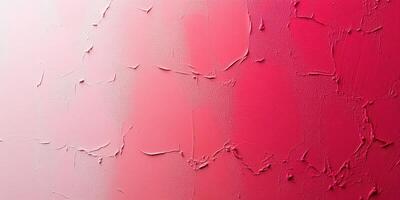Abstract textured wall featuring a gradient of red hues with a rough surface and soft light photo