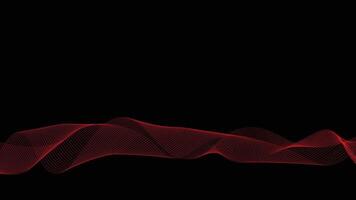 Abstract Red Wave Pattern on a Black Background for Graphic Design vector