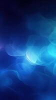 Colorful abstract background featuring blue and teal swirls with soft lighting effects at dusk photo