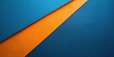 Layers of blue and orange texture create a striking visual contrast in a modern design concept photo
