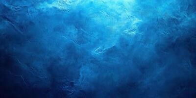 Textured blue background creating a calm underwater atmosphere with varying shades of blue and light photo