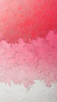 Colorful textured abstract wall art with shades of pink and red blending together in a vibrant display photo