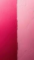 Colorful wall with gradient shades of pink and red showcasing texture and depth in a modern interior setting photo