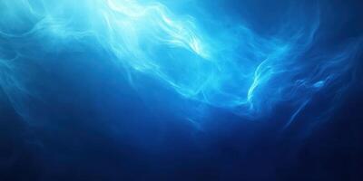 Bright blue abstract design with swirling patterns and textures reminiscent of underwater scenes photo