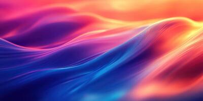 Colorful abstract waves create a mesmerizing pattern of movement and light in a dynamic liquid art composition photo