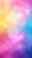 Vibrant cosmic abstract background blending warm and cool colors, ideal for artistic designs or digital projects photo