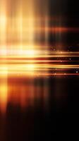 Dynamic abstract background with glowing lines and particles in warm tones at night photo