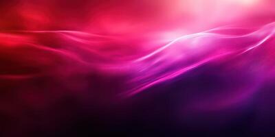 Vibrant abstract art with flowing waves of purple and pink hues creating a dreamlike atmosphere photo