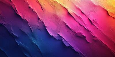 Colorful abstract texture with vibrant gradients and layered patterns in a modern art style during the evening light photo