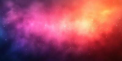 Colorful cosmic clouds filled with stars create an ethereal atmosphere in deep space photo
