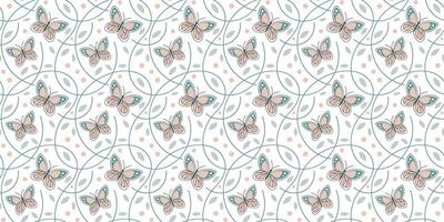 Elegant Minimalist Geometric Pattern in Soft Pastel Tones Modern Seamless Design vector