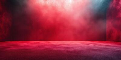 Vibrant lighting creates an atmospheric effect in a darkened performance space for an engaging presentation photo
