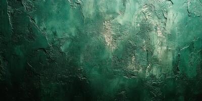 Textured green wall surface showcasing unique patterns and shades with a modern feel perfect for design inspiration photo